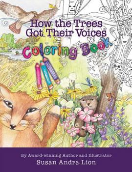 Paperback How the Trees Got Their Voices Coloring Book