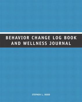 Hardcover Behavior Change Log Book and Wellness Journal Book