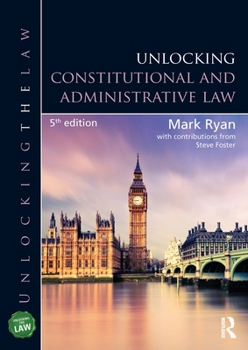 Paperback Unlocking Constitutional and Administrative Law Book