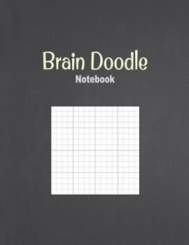 Paperback Brain Doodle Notebook: 1/4" Cross Section Graph Ruling, 100 Pages Book