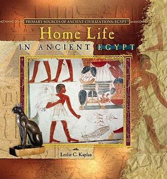 Library Binding Home Life in Ancient Egypt Book