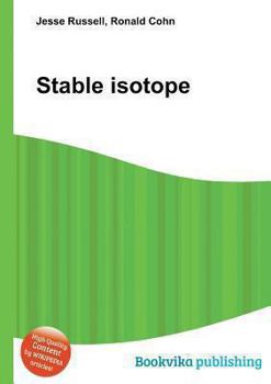 Paperback Stable Isotope Book