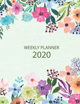 2020 Weekly Planner: Academic Weekly & Monthly Pocket Calendar Schedule Organizer, 8.5" x 11", 50 Pages