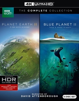 4K Ultra HD Planet Earth II / Blue Planet II Book