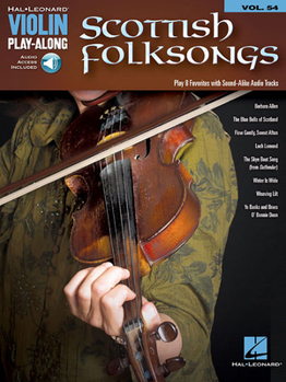 Paperback Scottish Folksongs Violin Play-Along Volume 54 - Book/Online Audio Book