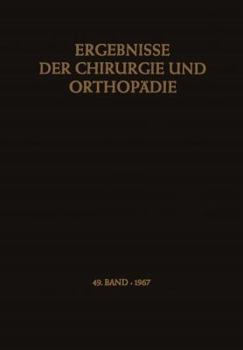 Paperback Ergebnisse Der Chirurgie Und Orthopädie [German] Book