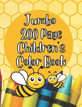 Paperback JUMBO 200 Page Coloring Book for Children Book