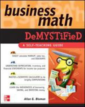 Paperback Business Math Demystified Book