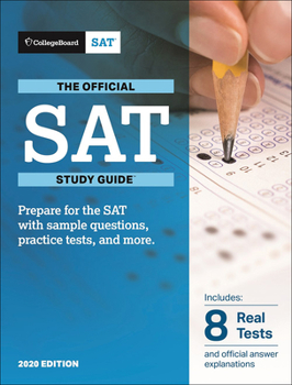 Hardcover Official SAT Study Guide 2020 Edition Book