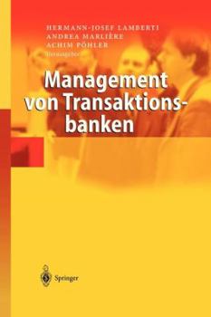 Hardcover Management Von Transaktionsbanken [German] Book