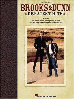 Paperback Brooks & Dunn - Greatest Hits Piano, Vocal and Guitar Chords Book