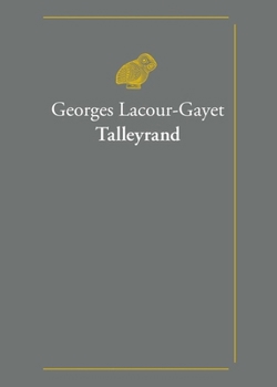 Paperback Talleyrand: 1754-1838 [French] Book