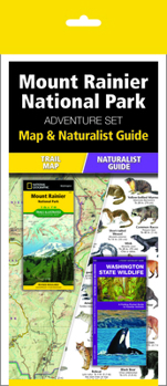 Map Mount Rainier National Park Adventure Set: Trail Map & Wildlife Guide [With Charts] Book