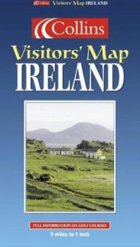 Paperback Ireland Visitors Map Book