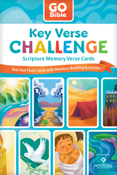 Paperback Go Bible Key Verse Challenge: Scripture Memory Verse Cards Book