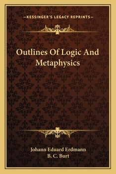 Paperback Outlines Of Logic And Metaphysics Book