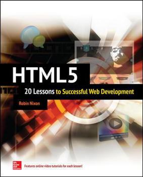 Paperback Html5: 20 Lessons to Successful Web Development Book