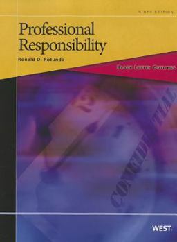 Paperback Black Letter Outline on Professional Responsibility Book