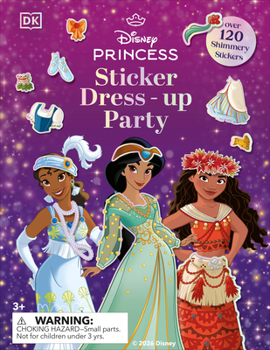 Paperback Disney Princess Sticker Dress Up Party Book