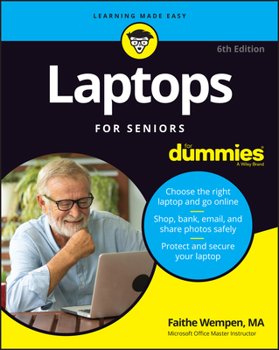 Paperback Laptops for Seniors for Dummies Book