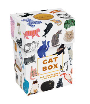 Gift Cat Box: 100 Postcards by 10 Artists Book