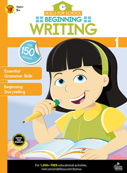 Paperback Skills for School Beginning Writing, Grade 1 Book