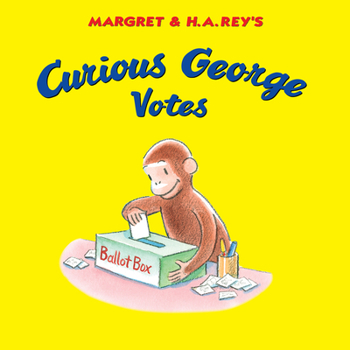 Hardcover Curious George Votes Book