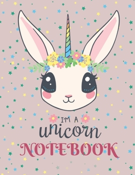 Paperback Notebook: Lineless Journal, Blank Unlined Notebook 8.5 x 11 Pink for Girls, Unicorn Format. Book