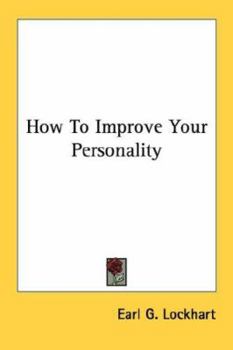 Paperback How To Improve Your Personality Book