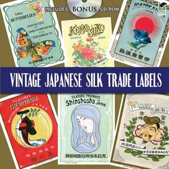 Paperback Vintage Japanese Silk Trade Labels [With CDROM] Book