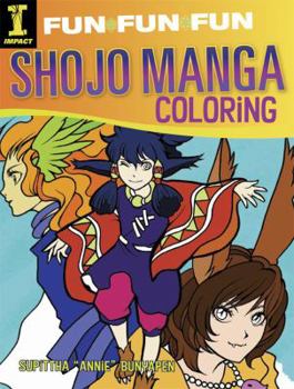 Paperback Shojo Manga Coloring Book