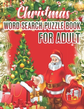 Christmas Word Search Puzzle book For Adult: Word Search Puzzle book (volume 1)