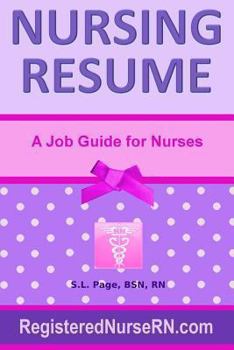 Paperback Nursing Resume: A Job Guide for Nurses Book