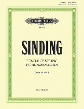 Paperback Rustle of Spring Op. 32 No. 3 for Piano Book