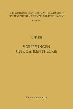 Paperback Vorlesungen Über Zahlentheorie [German] Book