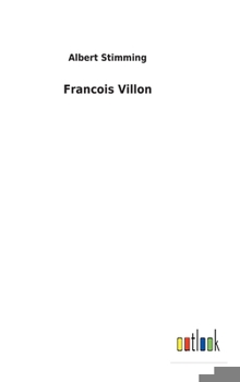 Hardcover Francois Villon [French] Book