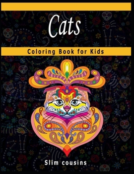 Paperback Cats Coloring Book for Kids: A Coloring Book Featuring Fun and Relaxing Cats Designs Book