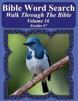Paperback Bible Word Search Walk Through The Bible Volume 16: Exodus #7 Extra Large Print Book