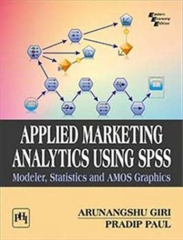 Paperback PHI APPLIED MARKETING ANALYTICS USING SPSS : MODELER, STATISTICS AND AMOS GRACS Book