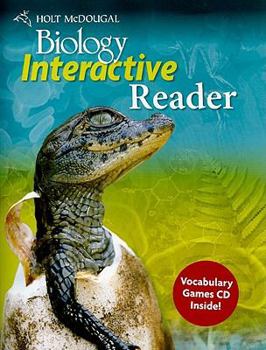 Paperback Holt McDougal Biology: Interactive Reader with Vocabulary Word Games CD-ROM [With CDROM] Book