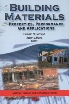 Hardcover Building Materials: Properties, Performance and Applications (Materials Science and Technologies) Book