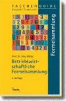 Hardcover Betriebswirtschaftliche Formelsammlung [German] Book