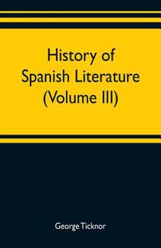 Paperback History of Spanish literature (Volume III) Book