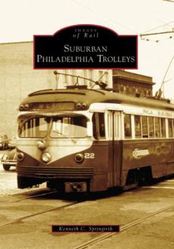 Paperback Suburban Philadelphia Trolleys Book