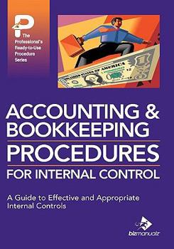 Hardcover Accounting and Bookkeeping Procedures for Internal Control Book