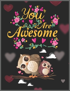 Paperback You are Awesome: owl & Calendar, Daily Weekly Planner with Monthly quick-view/over view with 2020 Planner Book
