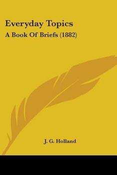 Everyday Topics: A Book Of Briefs