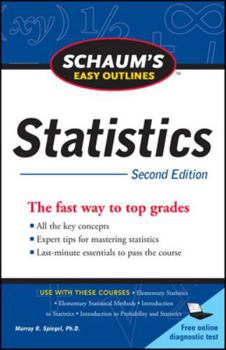 Paperback Schaum's Easy Outline of Statistics, Second Edition Book