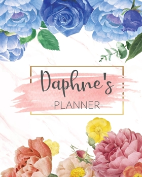 Paperback Daphne's Planner: Monthly Planner 3 Years January - December 2020-2022 - Monthly View - Calendar Views Floral Cover - Sunday start Book