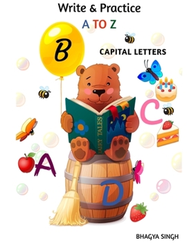 Paperback Write and Practice A TO Z Capital Letters Book